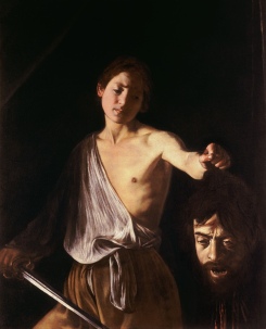 Caravage, David tenant la tête de Goliath, 1610, Huile sur toile, 125 x 101 cmGalerie Borghèse, Rome